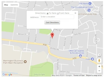 Use Google Maps to find us